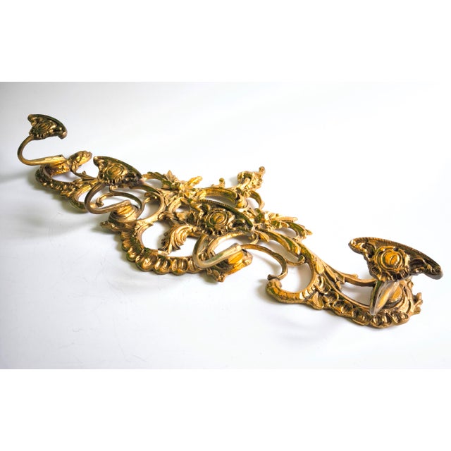 French French Imperial-Style Bronze Coat Rack From the 1950s For Sale - Image 3 of 14