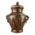 Bronze Lidded Jar With Gold Inlay - Archaic Style Vessel For Sale