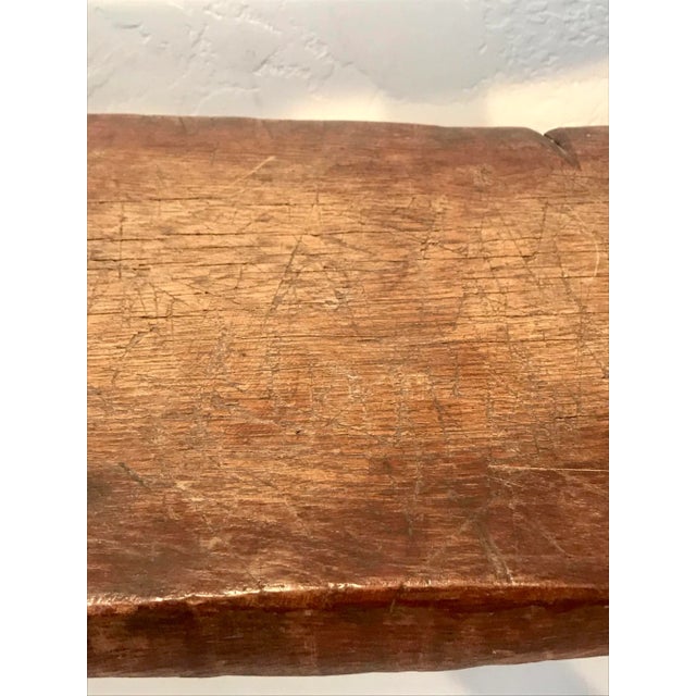 Antique Primitive Live Edge Coffee Table For Sale - Image 10 of 12