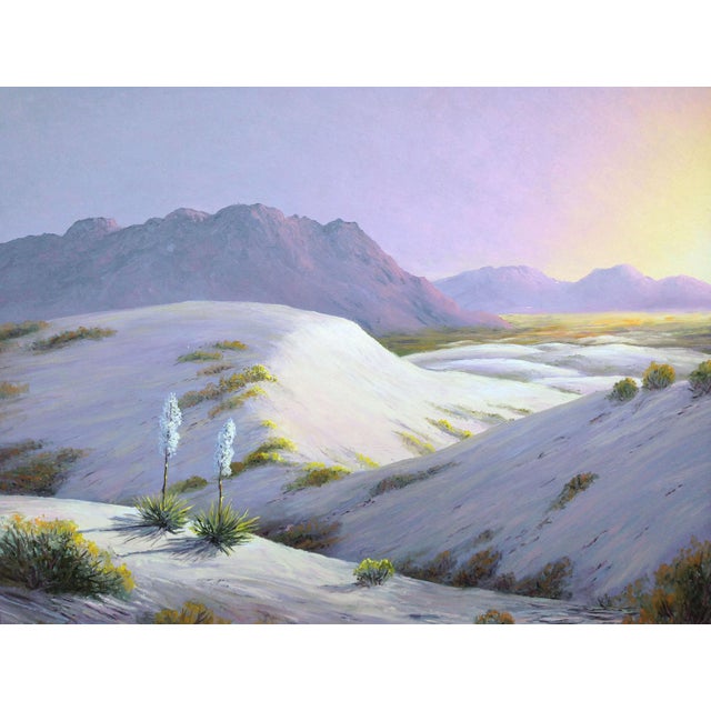White Sands New Mexico, Mid-Century Southwest Desert Landscape by Vannerson Gorgeous desert scene by award winning, self-...
