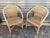 Rattan Bamboo Armchairs with Cushions, 70s, Set of 2 Set of 2 rattan-bamboo armchairs, 1970s The condition of the...