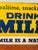 Vintage Connecticut "Drink Milk" Dairy Advertising Metal Sign, 44 Inches For Sale - Image 17 of 18