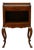 French Louis XV Walnut Nightstand with Tray Top and Hoof Feet, 19th Century For Sale
