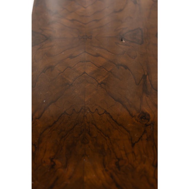 Wood Pair of 1930s French Art Deco Demilune Tables For Sale - Image 7 of 18