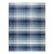 12x15 Sophisticated Elegant Blue Large Scale Plaid Geometric Flatweave Wool Rug For Sale
