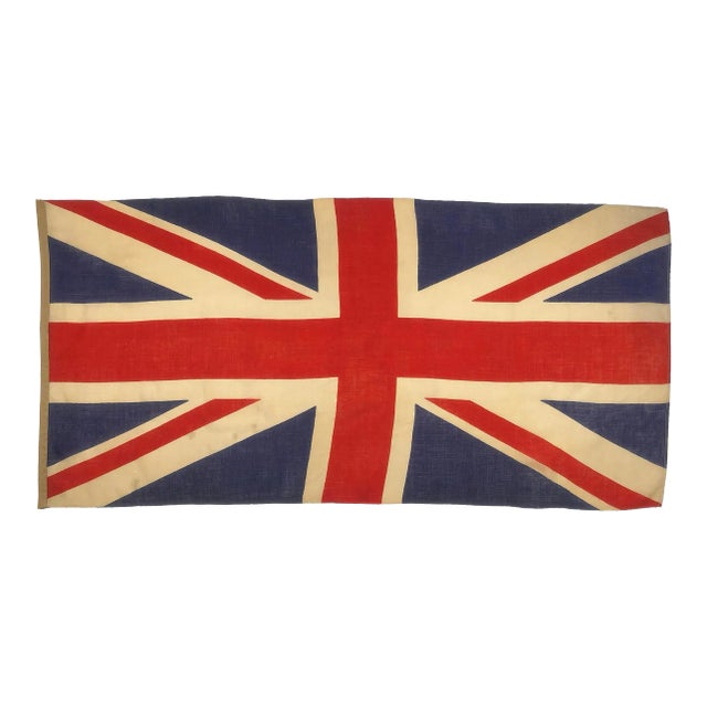 Vintage Wool Union Jack Flag For Sale