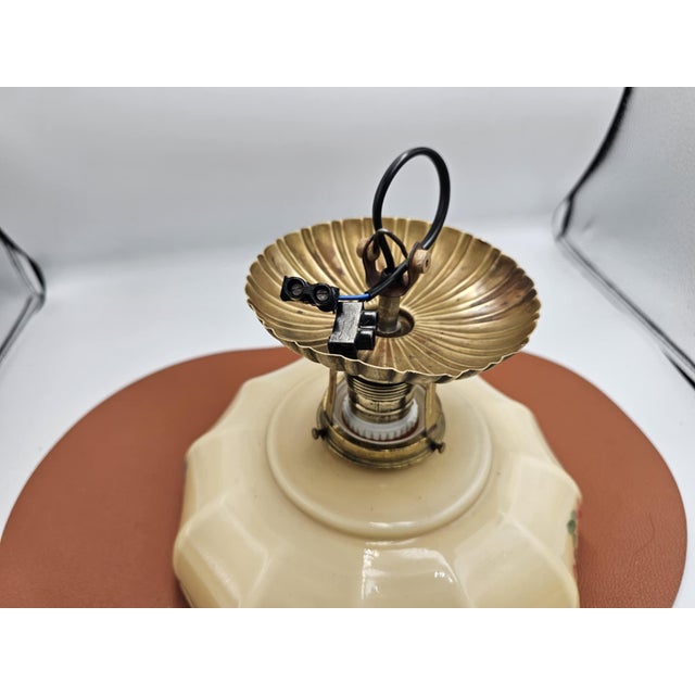 Vintage Art Deco Ceiling Lamp, 1920s For Sale - Image 3 of 7