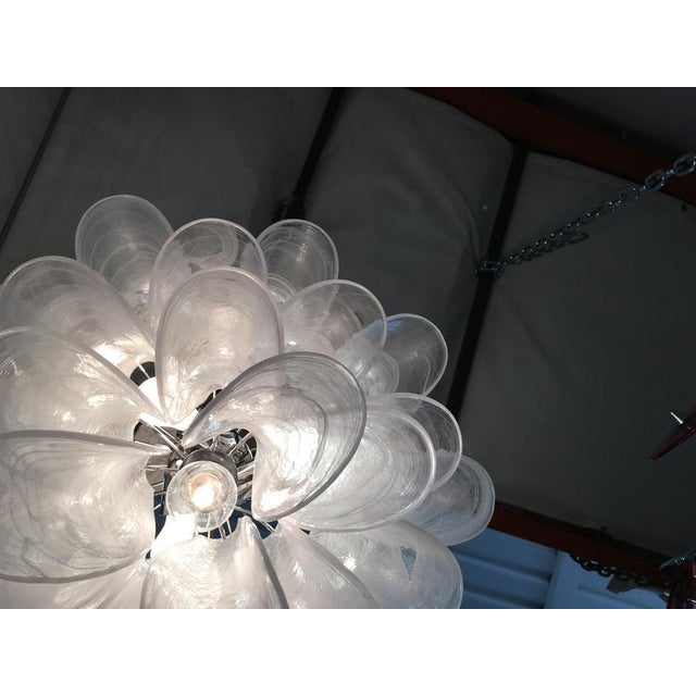Murano Style Glass Sella Alabastro Color Chandelier from Simoeng For Sale - Image 10 of 14