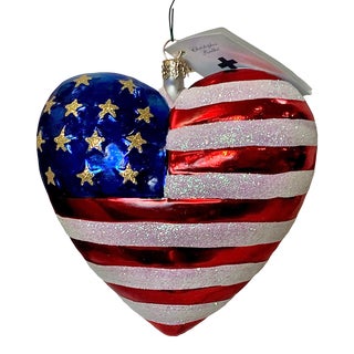 Christopher Radko Glass Ornament - Brave Heart For Sale