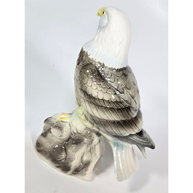 Vintage Ceramic Bald Eagle For Sale - Image 4 of 14