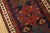 Navy Blue 1900s Blue Navy Tribal Geometric Antique Caucasian Kazak Talish Runner Rug For Sale - Image 8 of 12