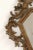 Italian 19th Century Rococo Style Carved Mirror with Traces of Gilt and Scrolls For Sale - Image 11 of 12