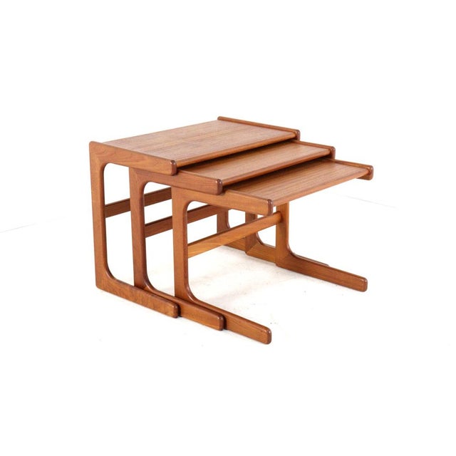 Nesting Tables from Salin Nyborg, Denmark, 1960s, Set of 3 For Sale - Image 9 of 18