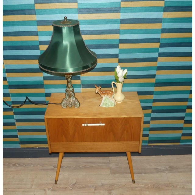 Mid-Century Modern Mini Chest of Drawers with Drop-Down Compartment, 1950s For Sale - Image 3 of 13