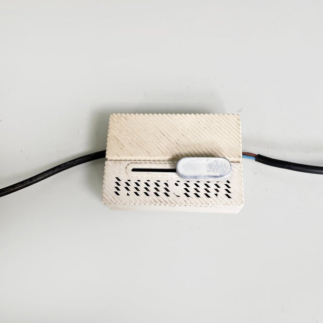 Italian Modern Floor Lamp in Matt Glass Lampshape and Black Metal, 1980s For Sale - Image 17 of 18