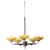 Art Deco Chandelier in Chrome and Beech, Czech, 1920s For Sale - Image 14 of 14