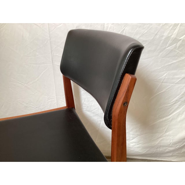 1960s A Set of Six Danish Mid-Century Teak Chairs by Bramin For Sale - Image 5 of 10