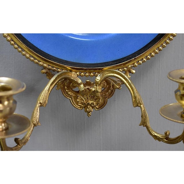 Metal 19th Century Wall Lights, Set of 2 For Sale - Image 7 of 14