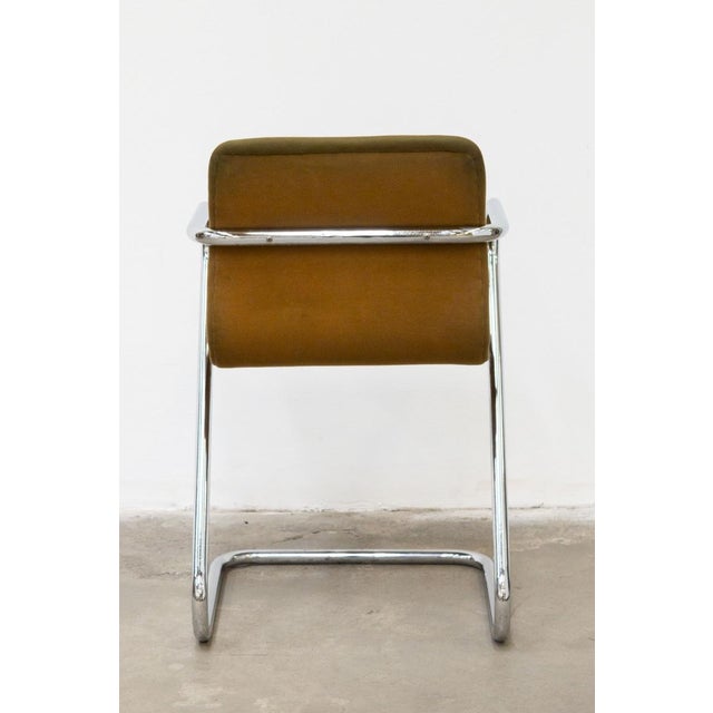 Vintage Round Glass Table with Chairs and Coffee Table, 1970s, Set of 6 For Sale - Image 14 of 18