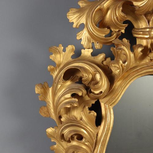 Large Baroque Style Mirror For Sale - Image 5 of 14