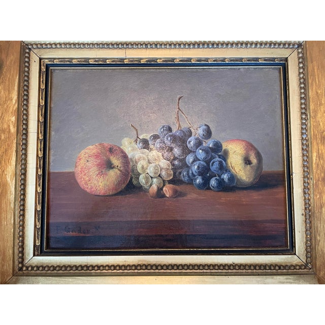 Post Impressionist Antique 19th Century Still Life Oil Painting Leopold Frederick Guder For Sale - Image 3 of 6