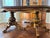 Baroque Vintage Italian Provincial Baroque-Style Floral Marquetry Dining Table and 8 Chairs For Sale - Image 3 of 9