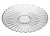 Glass Vintage Fluted Round Vintage Crystal Serving Platter For Sale - Image 7 of 7