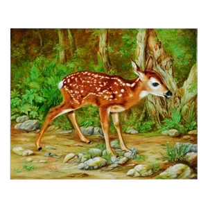 Antal Goldfinger "Bambi" Original Oil on Canvas Unframed Hand Signed