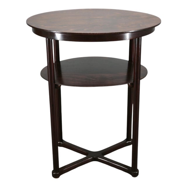Vintage Oval Table by Josef Hoffmann for Jacob & Josef Kohn, 1890s For Sale
