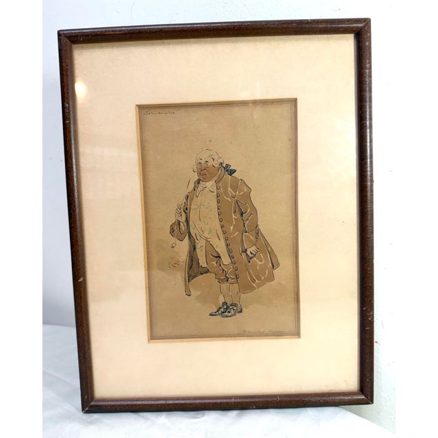 Illustration Antique Joseph Clayton Clarke Kyd John Willet Watercolor Illustration Painting For Sale - Image 3 of 14