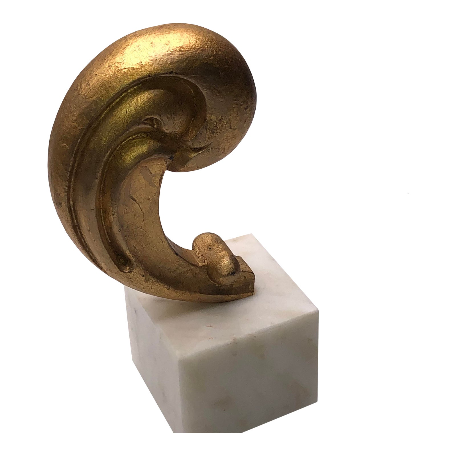 Vintage French Swirl Design Architectural Fragment | Chairish