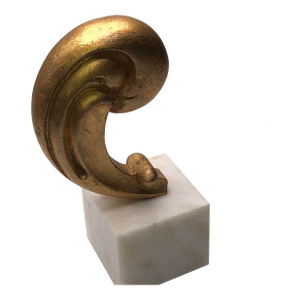 Vintage French Swirl Design Architectural Fragment