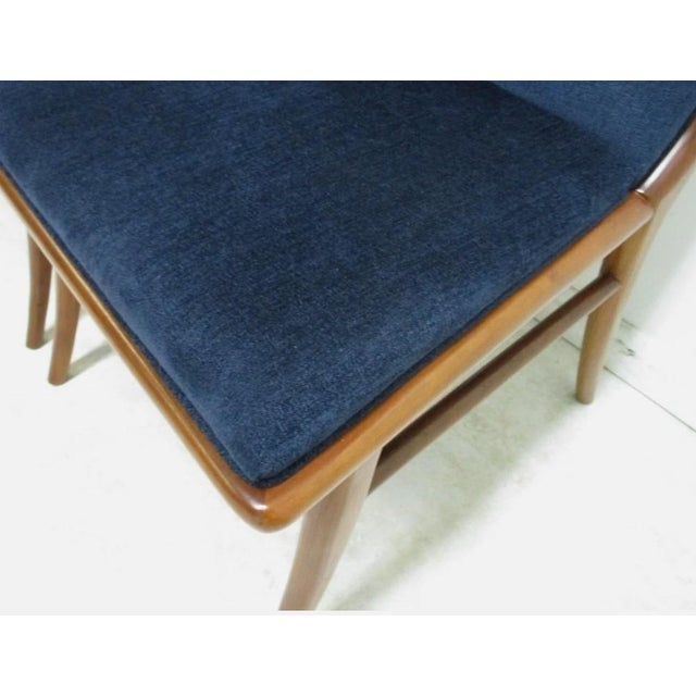 Bexley Heath 1990s Pair Bexley Heath Widdicomb Teak Dining Room Side Chairs Danish Modern For Sale - Image 4 of 12