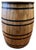Rustic Bourbon Whiskey Barrel Open Wine Bar Cabinet For Sale In Philadelphia - Image 6 of 7