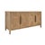 Contemporary Matthew Izzo Home Casey Wrapped Rope Four Door Buffet With Satin Brass Door Pulls and Footcaps For Sale - Image 3 of 10