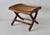 Hans Wegner Mid-Century Danish Modern Hans Wegner Style Wood Rope Cord Folding Stool Ottoman For Sale - Image 4 of 18