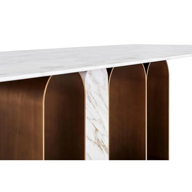 Not Yet Made - Made To Order Marble Planalto Dining Table by Giorgio Bonaguro For Sale - Image 5 of 12