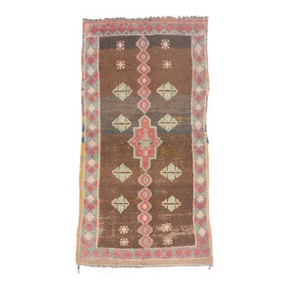 Vintage Boujad Moroccan Rug, 04'06 X 08'03 For Sale