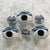 Set of Five 18th Century Dutch Delft Biblical-Themed Garniture Vases For Sale - Image 16 of 18