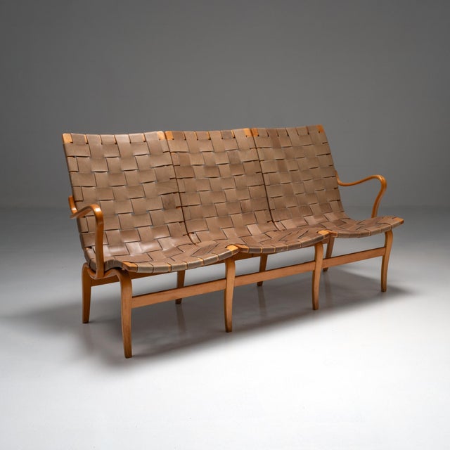 Vintage Three-Seater Eva Sofa by Bruno Mathsson for Firma Karl Mathsson, 1960s For Sale - Image 11 of 11