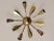 Mid-Century Brass Sputnik Ceiling Light, 1950s, in Very Good conditions. Designed 1950 to 1959 European Plug (up to...