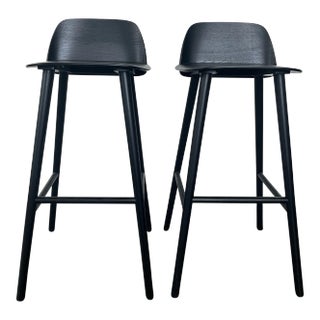 Muuto Nerd Bar Height Stools - Set of 2 For Sale