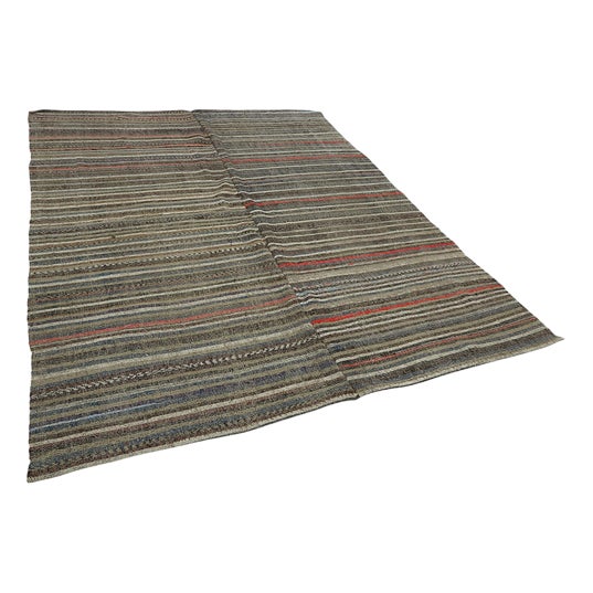 Vintage Turkish Flatweave Kilim Rug For Sale