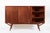 Harry Ostergaard Mid Century Danish Teak Tall Sideboard or Bar Cabinet by Harry Ostergaard For Sale - Image 4 of 17