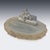 Vintage English Silver and Agate Horse Racing Themed Ashtray, 1956 For Sale - Image 3 of 13