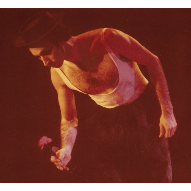 Color dance photograph from the archive of British photographer Malcolm Hoare (1942-1994). Hoare photographed the Rambert...