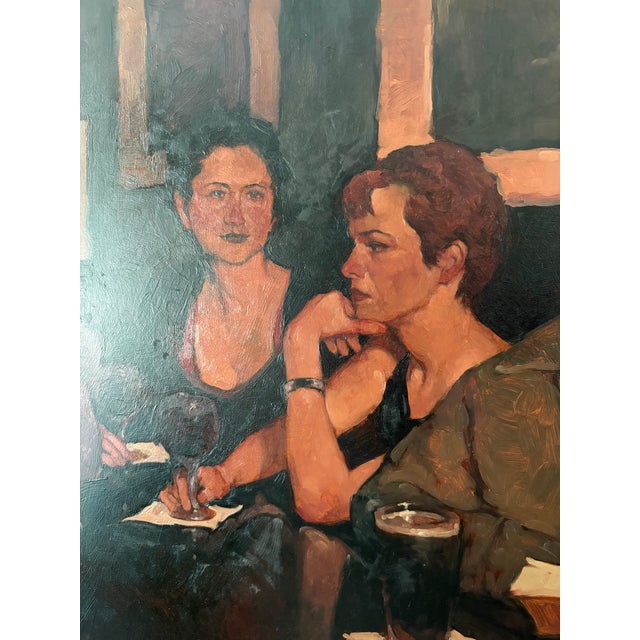 Figurative Original Oil Painting by Lorusso " in a World of His Own" For Sale - Image 3 of 5