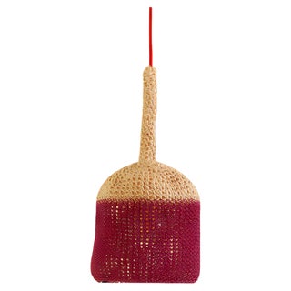Small Red Rope Colors Lamp by Com Raiz For Sale