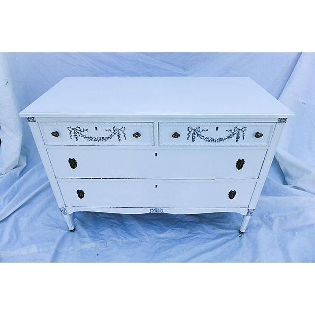 Antique French Style Dresser in White Chairish