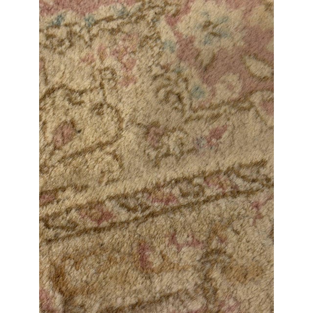 1960s Vintage Persian Kerman Hand-Knotted Rug - 5′11″ × 9′4″ For Sale - Image 14 of 15